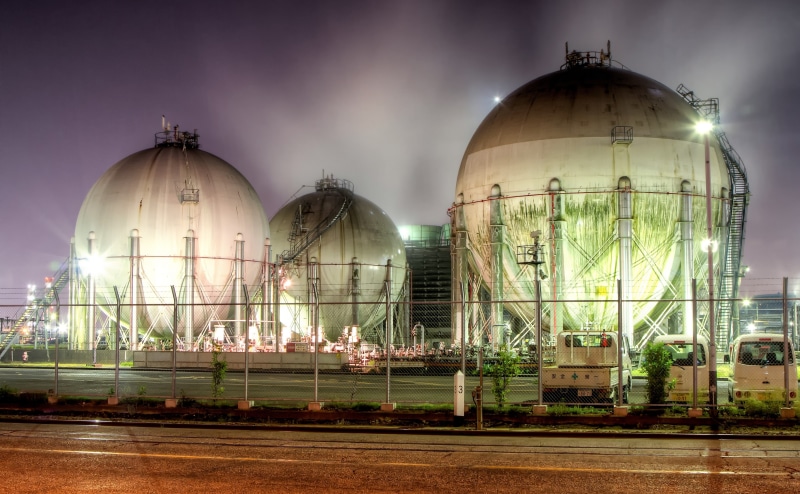 4K, industrial, prefecture, architecture, dome, kawasakiku, kawasakishi, no people, Giant, travel destinations, storage tank, refinery, Rafael, illuminated