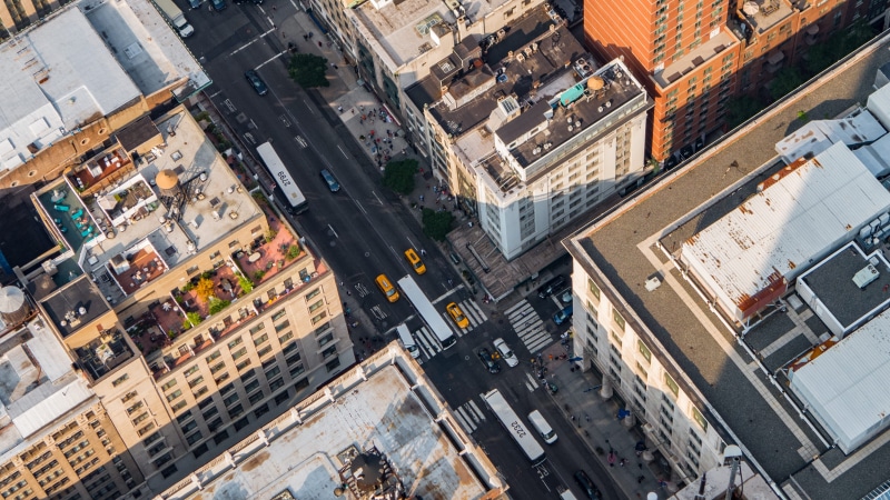 esb, residential district, modern, appartment, house, high angle view, motor vehicle, aerial view, photography, sunset, building exterior, traffic, mode of transportation