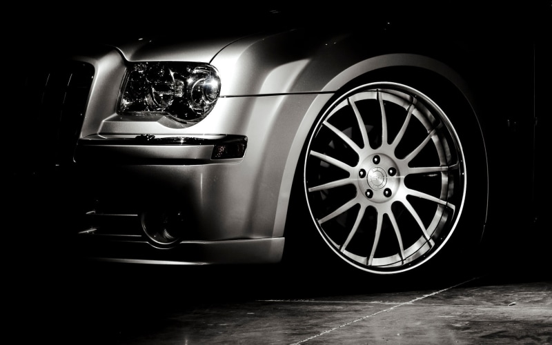 cars, hd, chrysler, 1080P, bw, 300, wheel