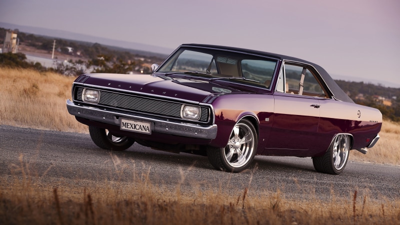 pick-up truck, retro styled, muscle car, hardtop, selective focus, travel, mode of transportation, stationary, nature, headlight, transportation, day, road