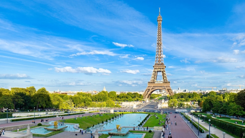 beautiful, day, monument, springtime, eiffel Tower, tower, history, europe, park - Man Made Space, sky, cityscape, cultures, urban Skyline, tall - high