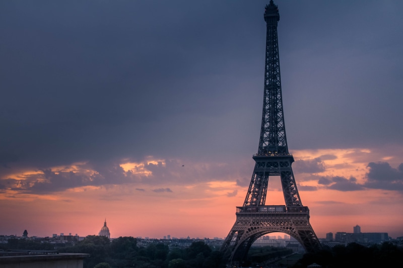 dusk, no people, metal, travel destinations, city, iron - metal, outdoors, city life, blue, tourism, dawn, photography, architecture, cityscape, pink, tower