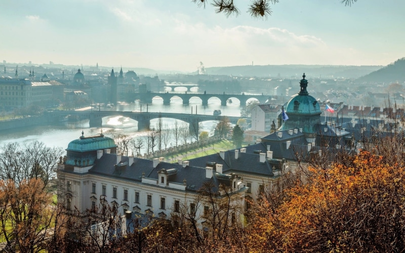 water, cityscape, 1080P, bridge - man made structure, portrait, tree, travel destinations, bridge, day, nature, built structure, government, high angle view