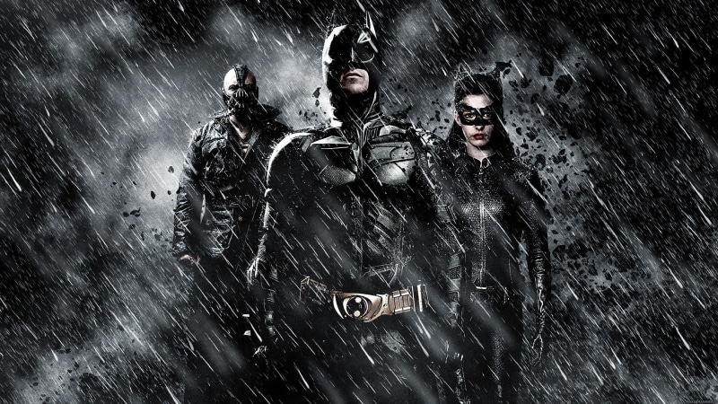 christopher, nolan, x, rises, entertainment, wallpap, dark, Batman, movies, catwoman, hd, knight, 1080P, rain, art, bane