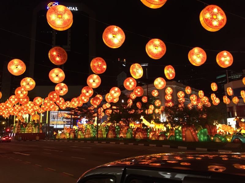 in a row, decoration, paper lantern, mid, moon, new, singapore, hanging, chinese lantern, 2K, large group of objects, lantern, illuminated, autumn, holiday