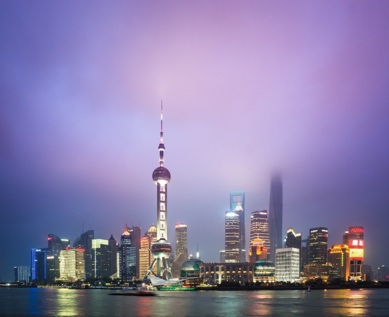 bund, China, 1080P, shangai, landmark, Night, Skyline