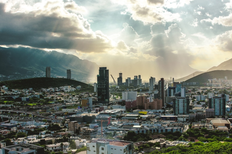 city, residential district, building exterior, mirador, tower, cityscape, mexico, mirador asta bandera park, office building exterior, monterrey, cielo