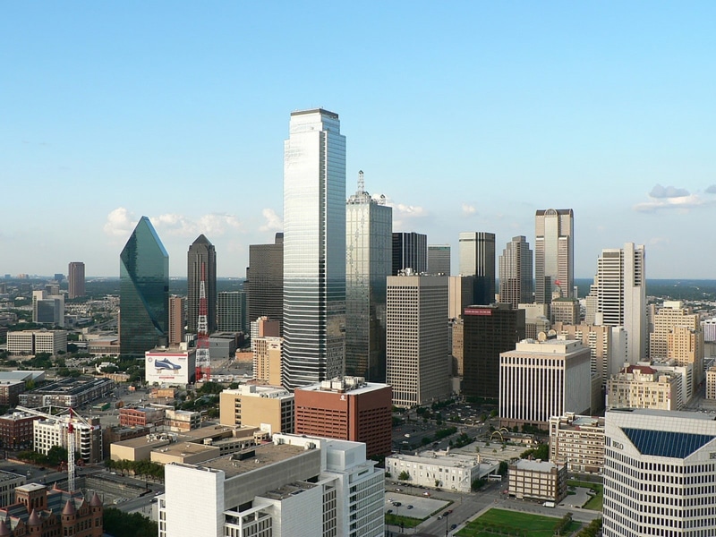 unidos, estados, ciudad, 720P, edificios, dallas