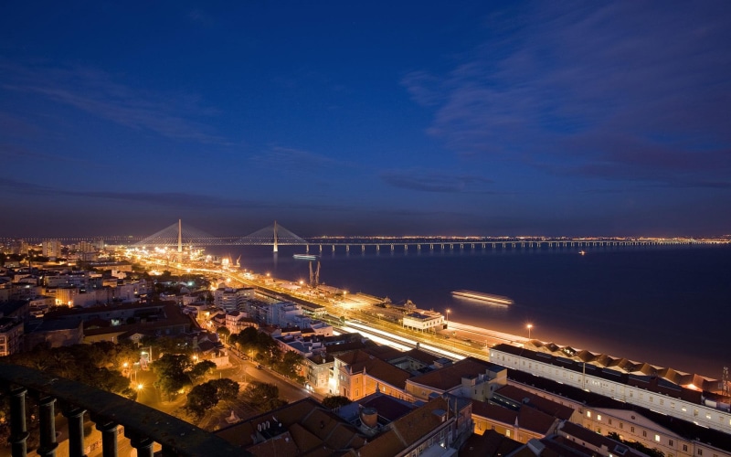 1080P, bridge, lisbon, travel and world, new, nocturna