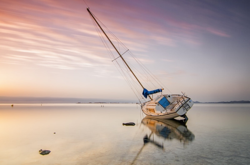 sea shore, nature, long exposure, white, sail, Larga, sunset, mar  menor, beach, boat, sail boat, water, aground, Amanecer, shore, 720P, costa, filters