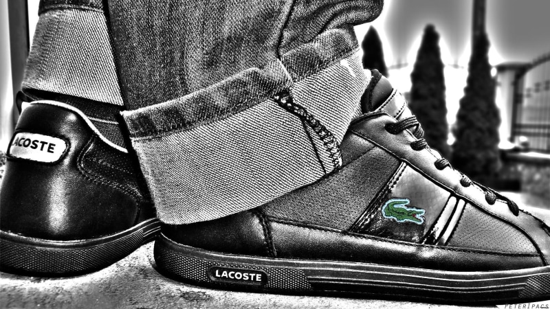 3d and abstract, cool, shoes, 1080P, grey, sneakers, brand, fullhd, lacoste, black