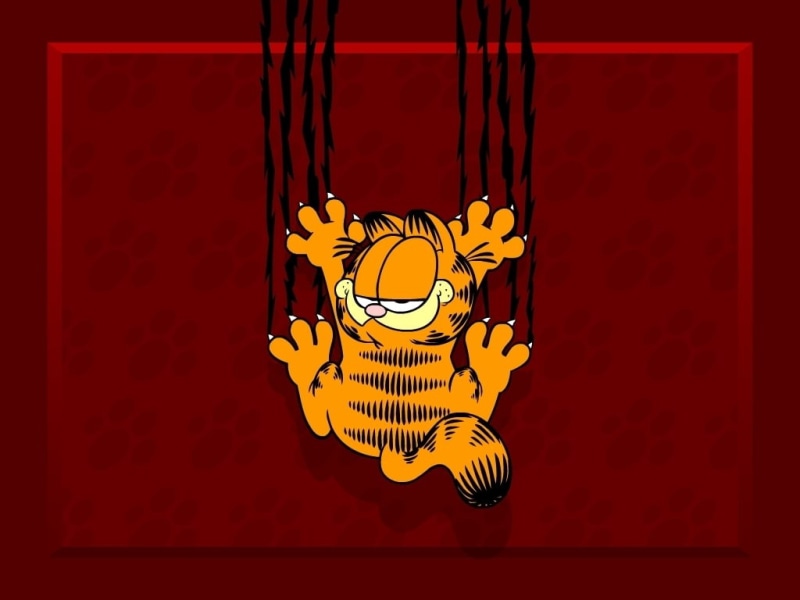 garfield, 480P, garfield  hd, garfield screensaver, garfield computer
