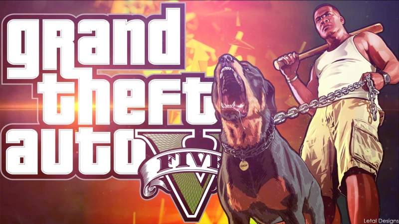 mammal, 1080P, gta, pets, video games, one animal, text, western script, five, communication, vertebrate, domestic, leisure activity, domestic animals
