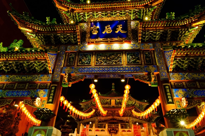 spirituality, lamp, built structure, belief, temple, no people, ornate, building, chinatown, travel destinations, former town, indoors, representation