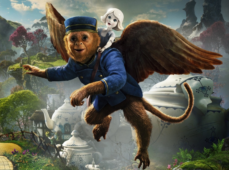 Movies, two people, illustration, representation, Oz the Great and Powerful, oz, real people, Fantasy, Finley, leisure activity, nature, powerful, Film