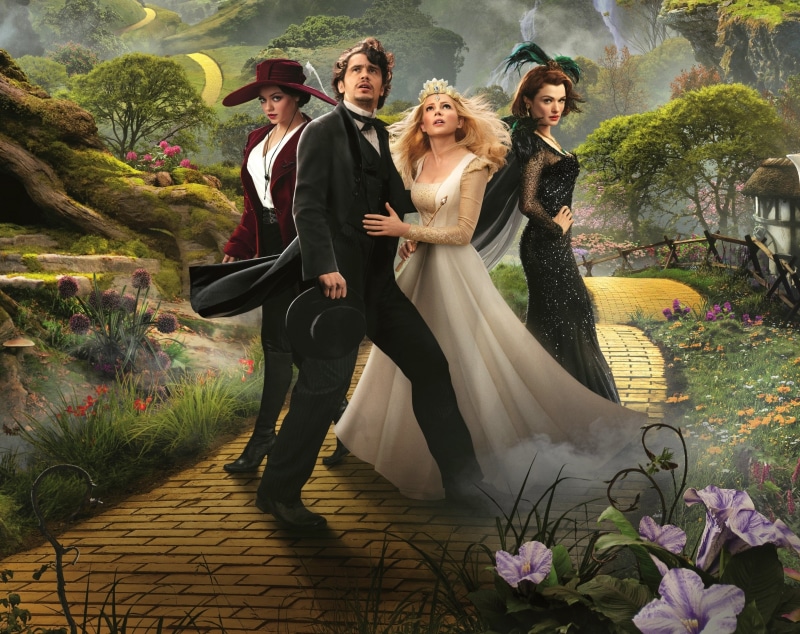 pathway, james franco, 2K, young adult, lifestyles, bride, oscar diggs, Oz the Great and Powerful, Fantasy, love, positive emotion, Glinda, Witch, great
