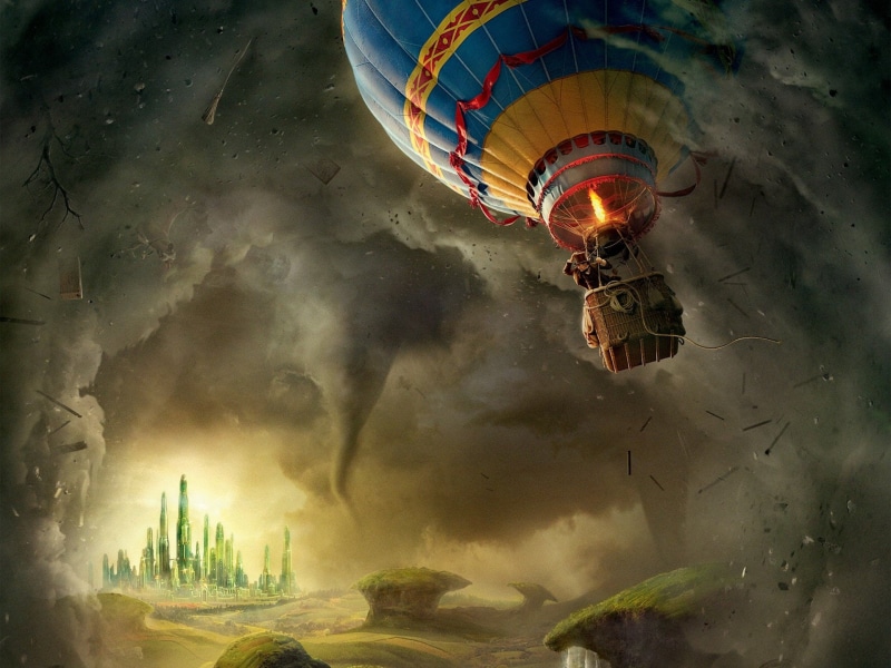 Oz the Great and Powerful, Hot Air Balloon, 1080P, Movie