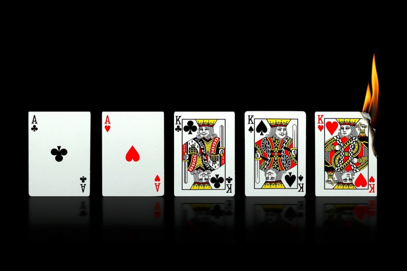 arts culture and entertainment, casino, art and craft, group of objects, copy space, vending machine, full house, close-up, aces, success, competition