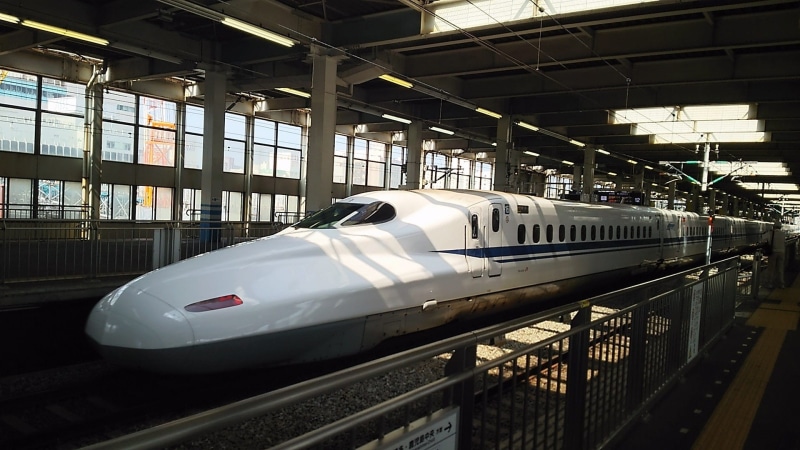 built structure, car, railing, indoors, transportation, travel, no people, hiroshima, business, 1080P, white color, bullet train, industry, automobile industry