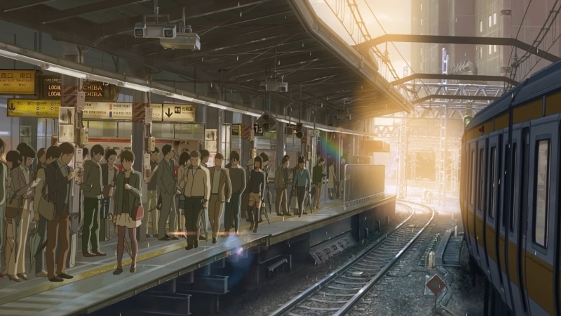 Makoto Shinkai, The Garden of Words, 1080P, Shinkansen