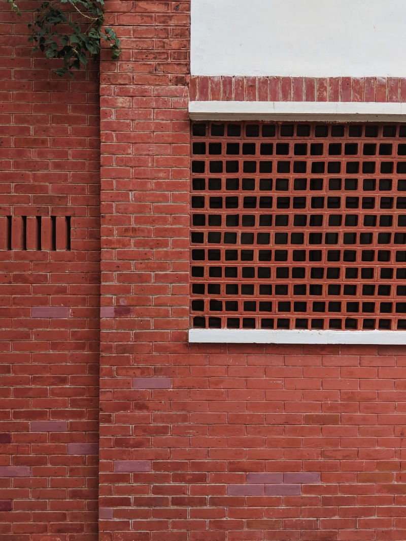 pondicherry, postal office, banister, monitor, wall - building feature, handrail, day, concrete, floor, building, residential district, brown, home decor