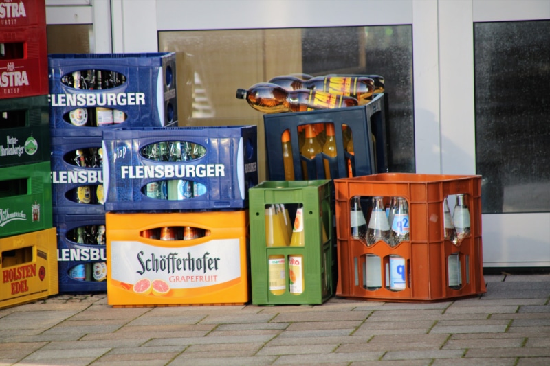 monitor, text, alphabet, screen, communication, food and drink, consumerism, drinks, electronics, drinks crate, day, kiosk, crate, beer, bottle, store