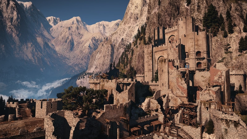 1080P, The Witcher, The Witcher 3: Wild Hunt, Kaer Morhen