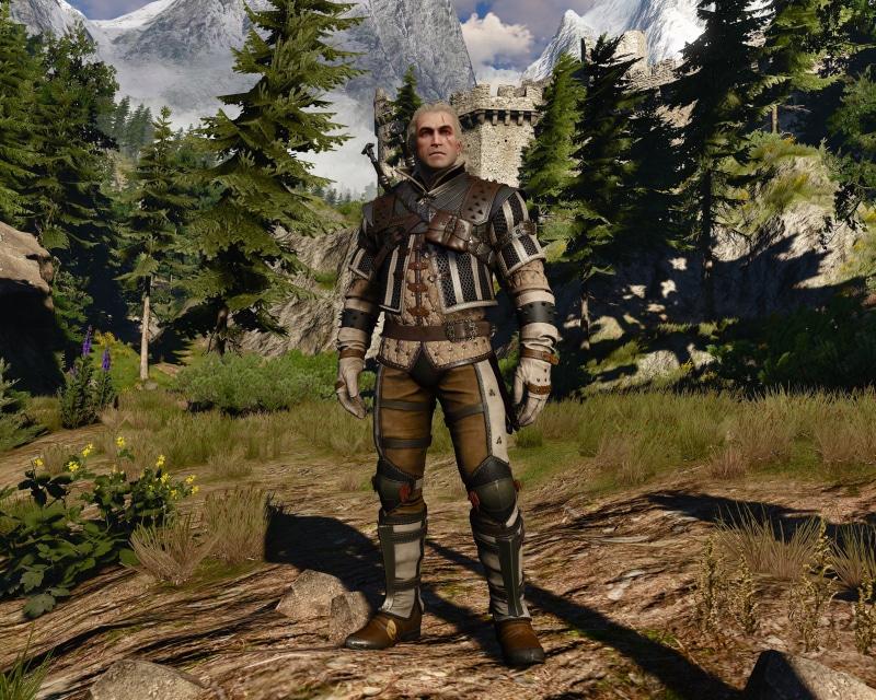 wolf armor, the Witcher, 5K, kaer morhen