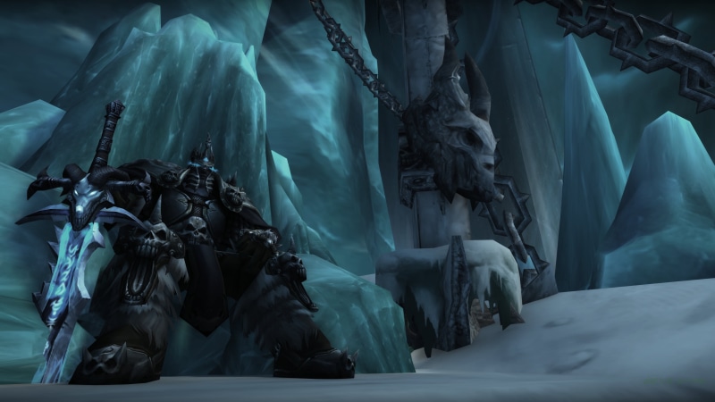 screen shot, PC gaming, Frostmourne, Icecrown Citadel, World of Warcraft: Wrath of the Lich King, Arthas Menethil, The Lich King, 4K, The Frozen Throne