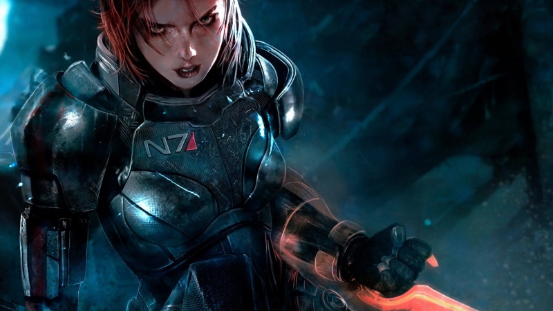 FemShep, the game, 1080P, game, Shepard, armor, Mass Effect 3