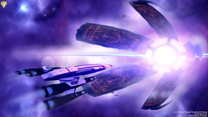 Citadel (Mass Effect), Sci Fi, Mass Effect, Space, Space Station, 1080P, Normandy SR-1