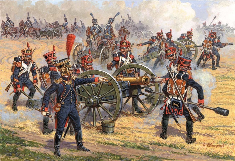 Of the Napoleonic wars., French artillery 1810-1814гг. Participated, 2K, livestock, art, group of people, in all the battles, mammal, day, transportation