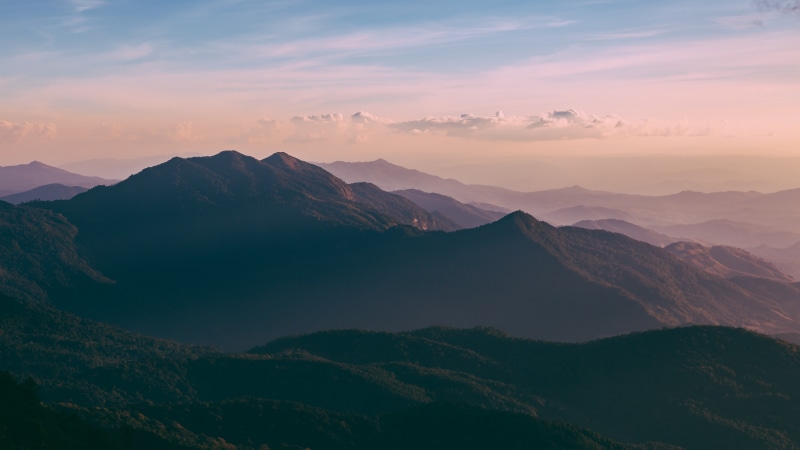 5K, 5K, Thailand, Peak, Cliff, Doi Inthanon, Mountains