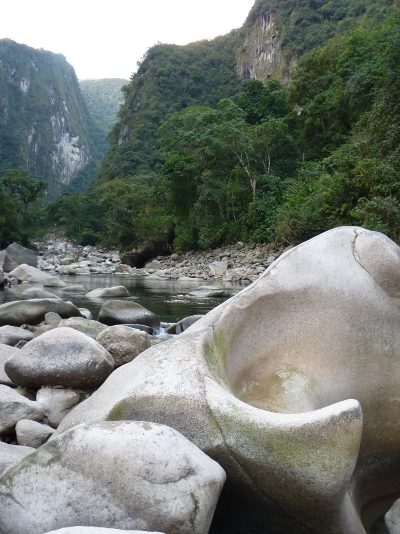 outdoors, urubambafluss, Trail, idyllic, rock, water, hike, Machu Picchu, scenics - nature, river, beauty in nature, Away, plant, flowing, rock - object