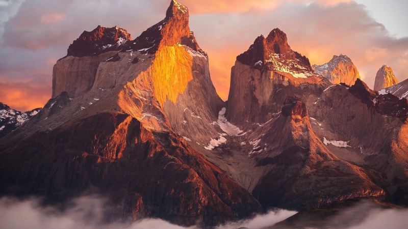 geology, no people, rock - object, idyllic, sunlight, cloud - sky, Andes, scenics - nature, rock formation, outdoors, brown, mountains, non-urban scene