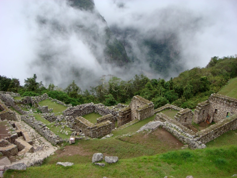 tourism, 2K, no people, cloud - sky, south america, architecture, ancient civilization, ruins, history, plant, high angle view, nature, incas, day, ruined