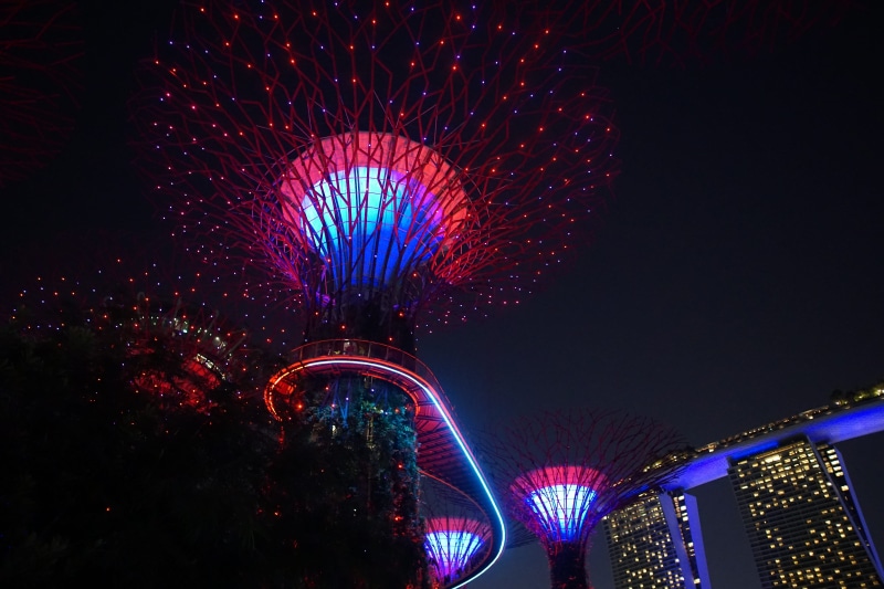 building exterior, new years eve, angle, skyscraper, multi colored, town, illuminated, no people, low angle view, firework display, 5K, firework - man made object
