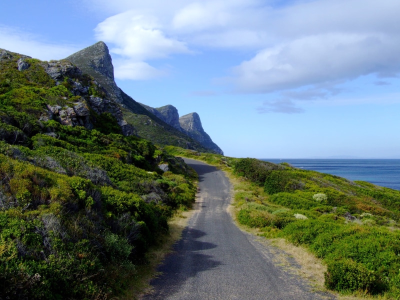 the way forward, indian ocean, mountain, scenics - nature, sea bay, land, idyllic, 2K, no people, pass, water, cloud - sky, reserve, clouds, nature reserve