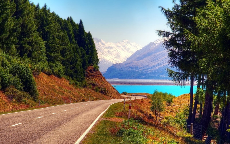 1080P, diminishing perspective, photo, long, the way forward, mountain range, direction, sky, green color, plant, scenics - nature, tranquility, tranquil scene