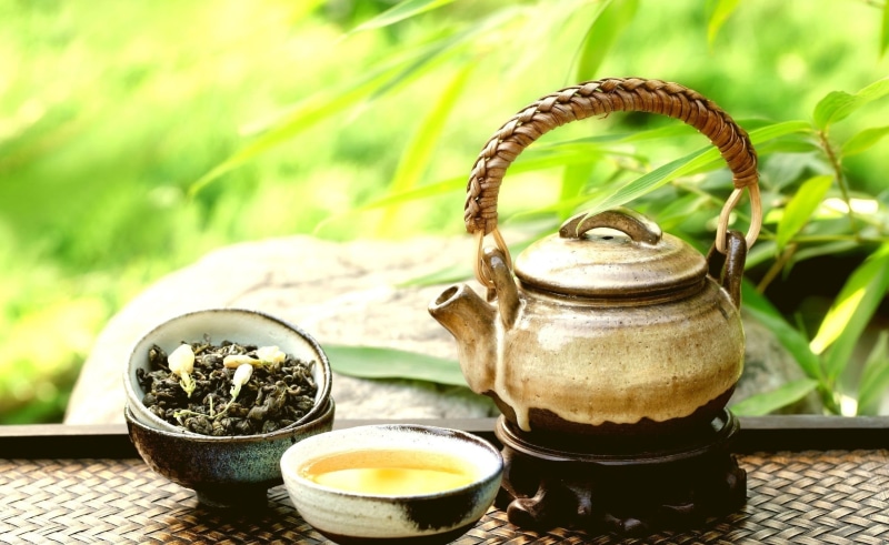 ceramic, no people, plants, food and drink, photography, tea, black, plant part, leaf, drink, green tea, hot drink, table, tea - hot drink, nature, teapot