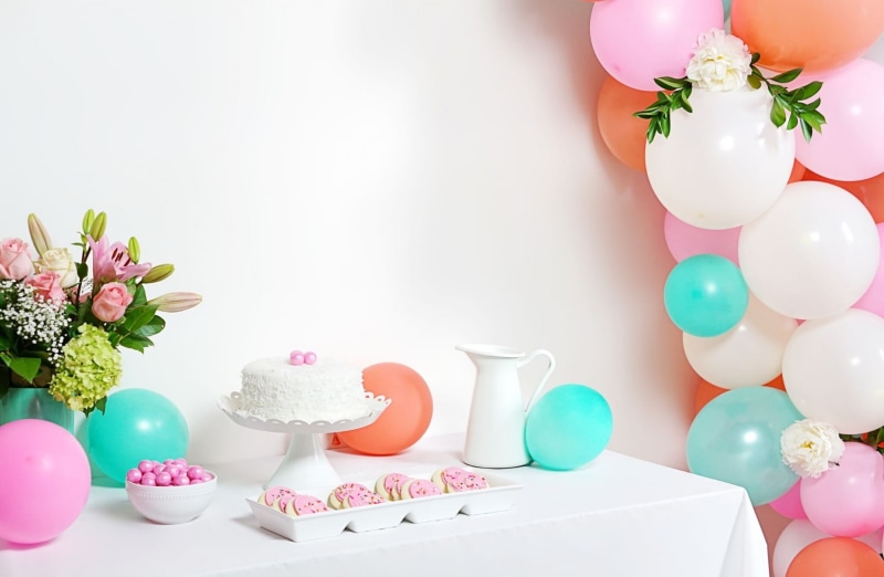 multi colored, event, anniversary, Sweet, decoration, table, tea cup, Birthday, nature, indoor, Party, Celebration, cookies, still life, 1080P, indoors