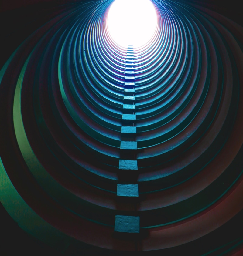 night, tapestry, spiral, lamp, built structure, close-up, repetition, village, light, low angle view, 4K, city, building, pattern, art, hongkong, china