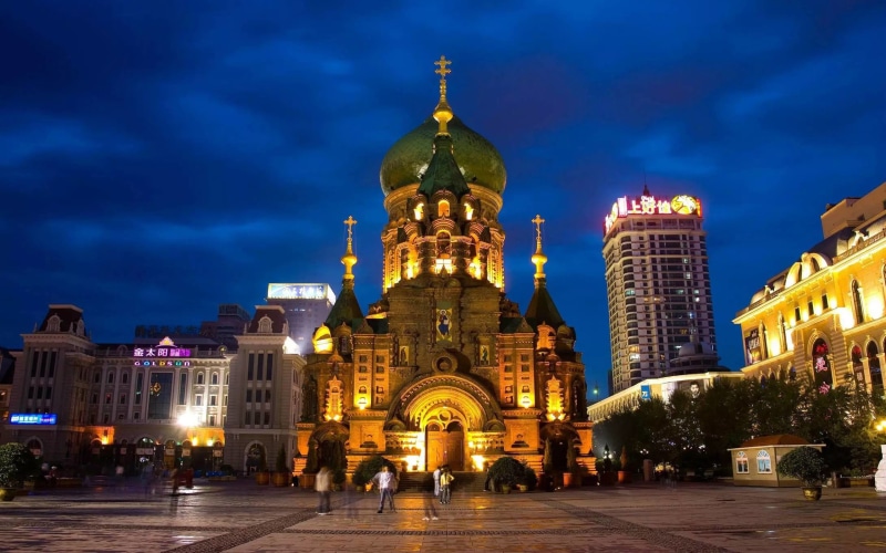 2K, church, harbin, far, east, sophia, orthodox, largest
