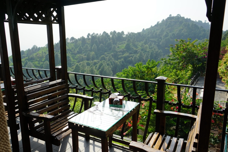 tranquility, railing, islamabad, 5K, indoors, countryside, pakistan, roadtrip, non-urban scene, scenic, table, seat, architecture, tranquil scene, view