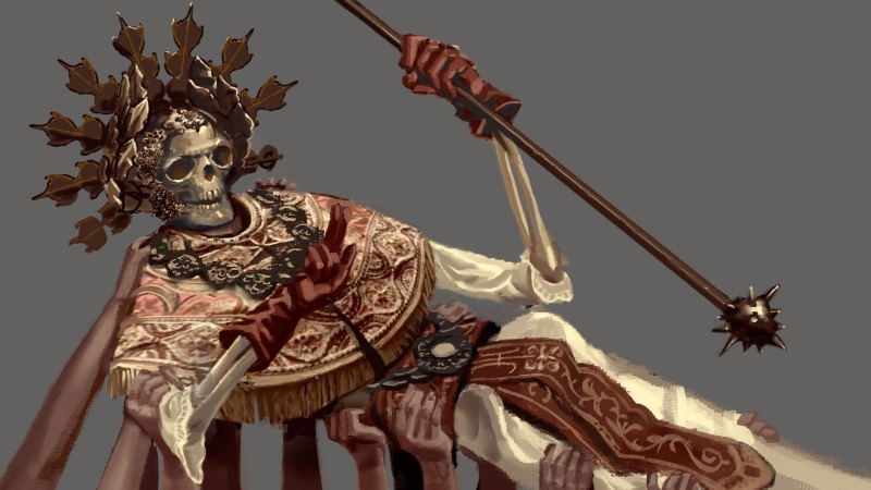 video games, Blasphemous, Melquíades, artwork, concept art, The Archbishop, video game art, 1080P