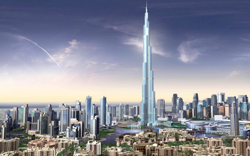 skyscrapers, hd, dubai, khalifa, burj, travel, travel and world, 1080P, world, uae
