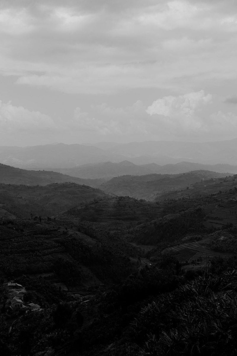 hills, nature, serrah, black and white, outdoors, sky, scenics - nature, tranquil scene, moving, muhanga, beauty in nature, travel destinations, 5K, cloud - sky