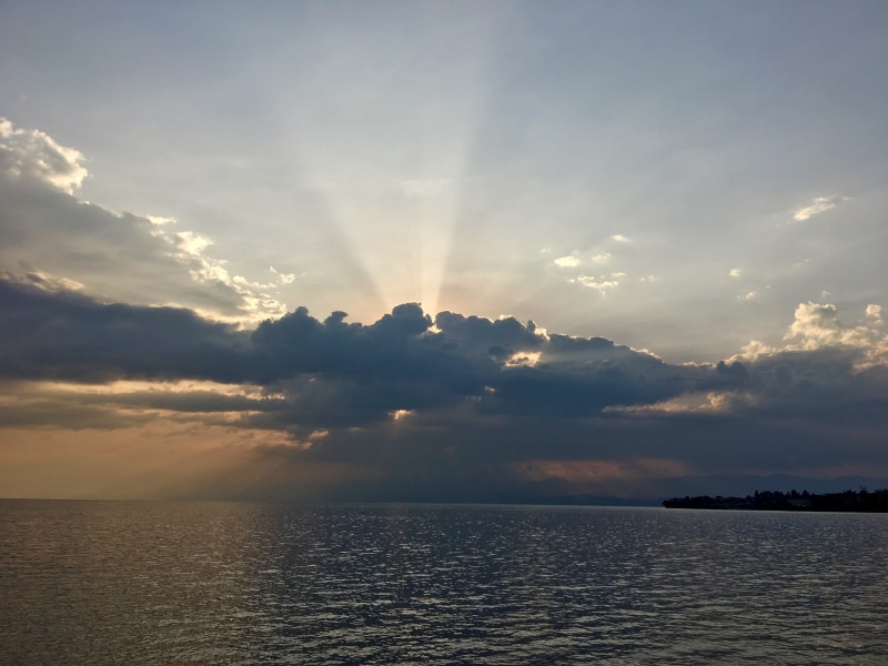 no people, outdoors, lake, nature, cloud - sky, non-urban scene, tranquil scene, beauty in nature, scenics - nature, gorillas lake kivu hotel, idyllic