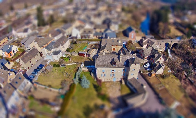 travel Destinations, house, history, street, famous Place, roof, townscape, old building, built Structure, high angle view, church, tilt, panoramic, landscape