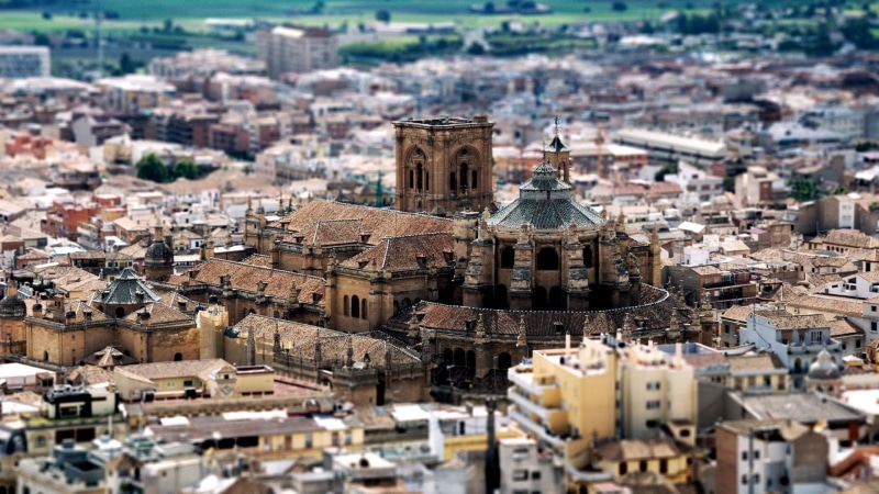 aerial View, tower, cultures, building, europe, panoramic, cityscape, medieval, town, sky, history, european Culture, roof, high Angle View, bell Tower - Tower